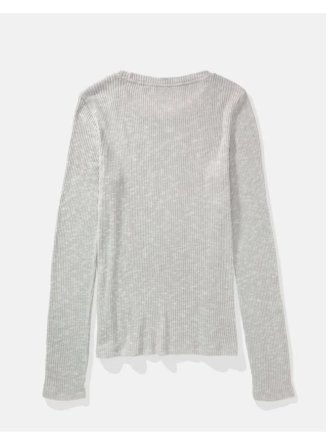 امريكان ايجل Crew Neck Knitted T-Shirt