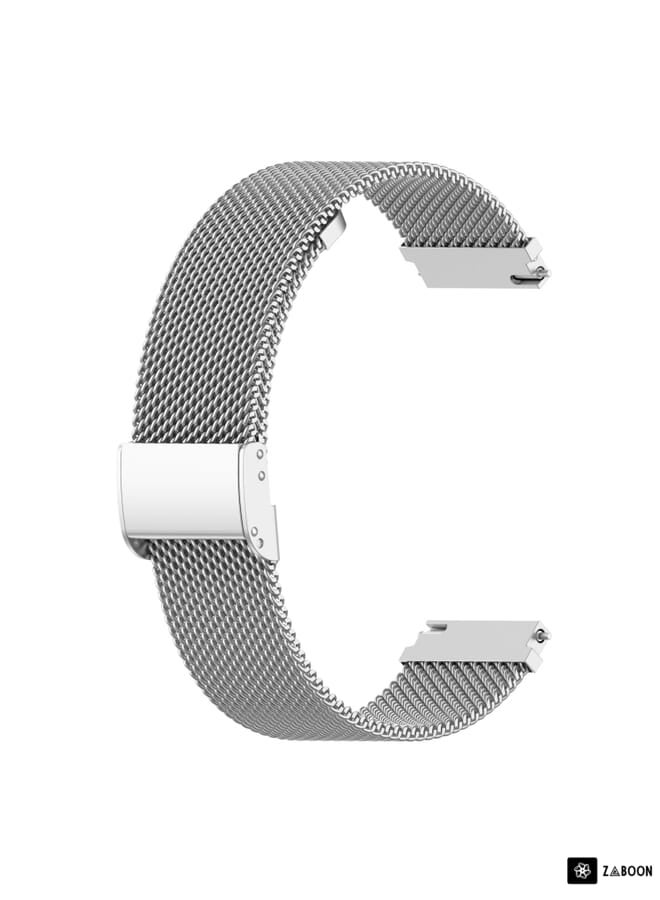 سوار ساعة شبكي من الفولاذ المقاوم للصدأ مقاس 19 مم - Image 3