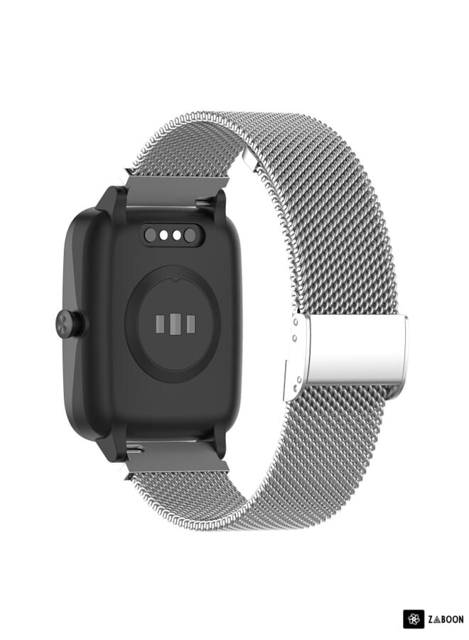 سوار ساعة شبكي من الفولاذ المقاوم للصدأ مقاس 19 مم - Image 5