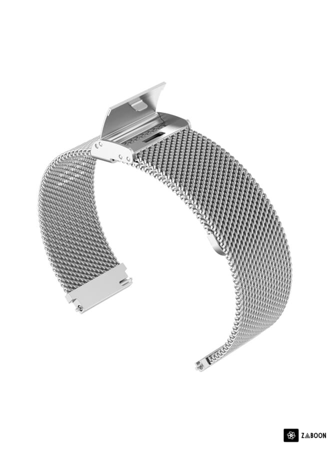 سوار ساعة شبكي من الفولاذ المقاوم للصدأ مقاس 19 مم - Image 4