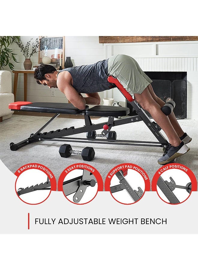 Max Strength Multi-Functional Adjustable Weightlifting Bench Incline and Decline - Image 5