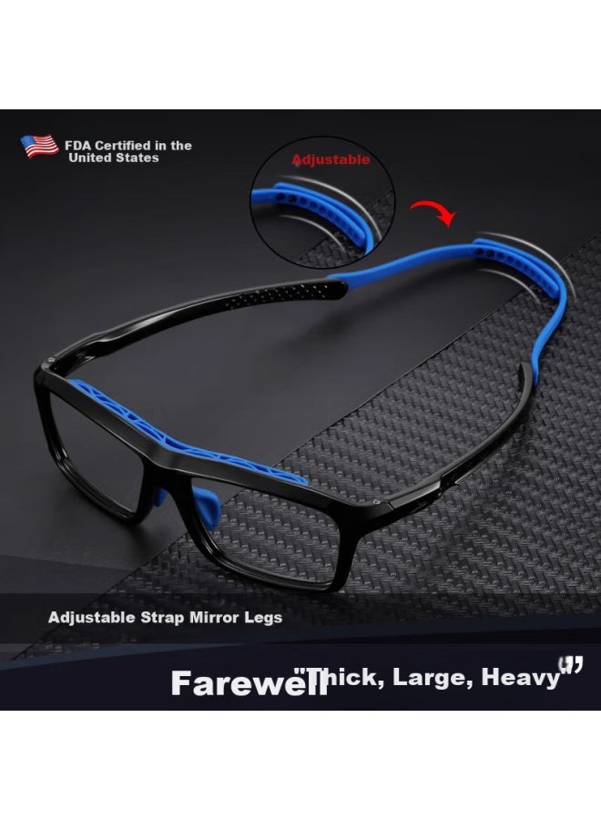 Morakot Morak Sports Anti-collision Anti-blue Light Anti-radiation Anti-fog Protective Goggles For Men Basketball Outdoor Football Running Cycling - Image 2