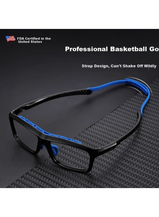 Morakot Morak Sports Anti-collision Anti-blue Light Anti-radiation Anti-fog Protective Goggles For Men Basketball Outdoor Football Running Cycling - Image 4