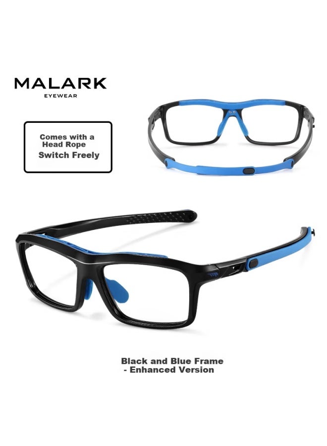 Morakot Morak Sports Anti-collision Anti-blue Light Anti-radiation Anti-fog Protective Goggles For Men Basketball Outdoor Football Running Cycling - Image 5