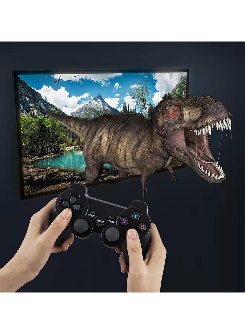 ELTRAZONE wireless retro game console, plug and play video game stick built in 10000+ games,9 classic emulators, 4k high definition hdmi output for tv with dual 2.4g wireless controllers(64g) - Image 4