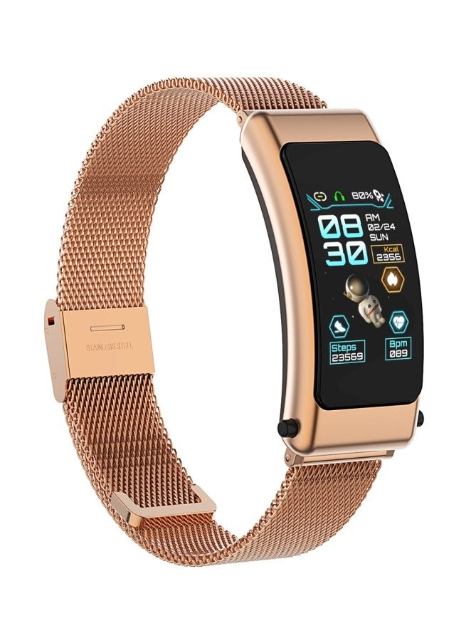AROAQ K50 1.08 inch Steel Band Two -in-ONE TWS Earphone Detachable IP67 Waterproof Smart Watch Support Bluetooth Call  - Image 2