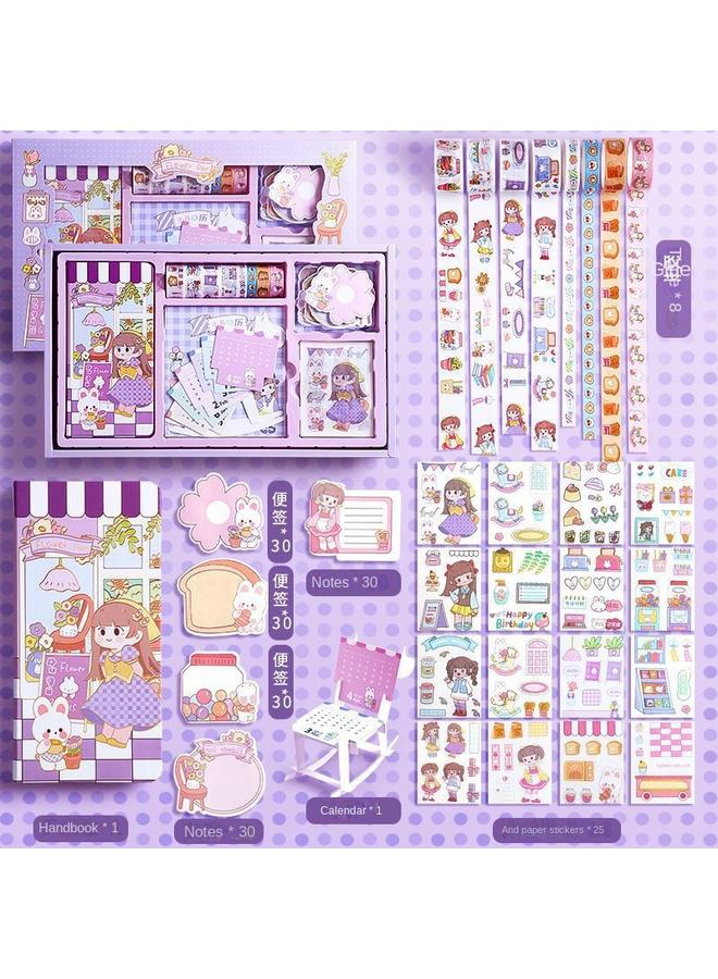 Bluejw Net Red Hand Ledger Box Cartoon Hand Ledger Complete Set Of Hand Ledger Children Primary School Birthday Suit - Image 1