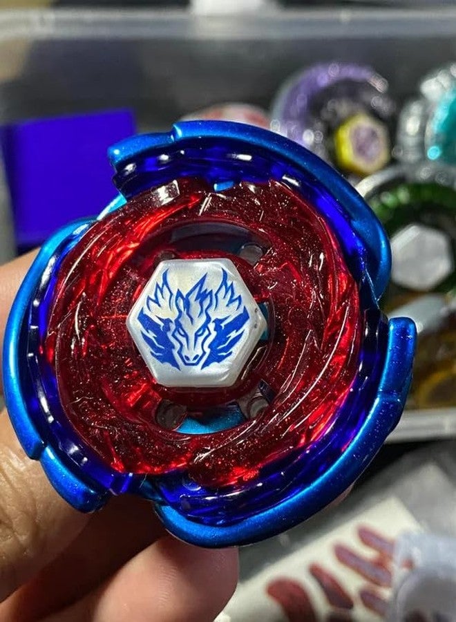 مجموعة BattleKid BB 105 Big Bang Pegasis F:D المعدنية الرئيسية مع قاذفة - بدون مطالبات، لعبة دوارة عالية الأداء لهواة الجمع والمتحمسين، إصدار أزرق - Image 4