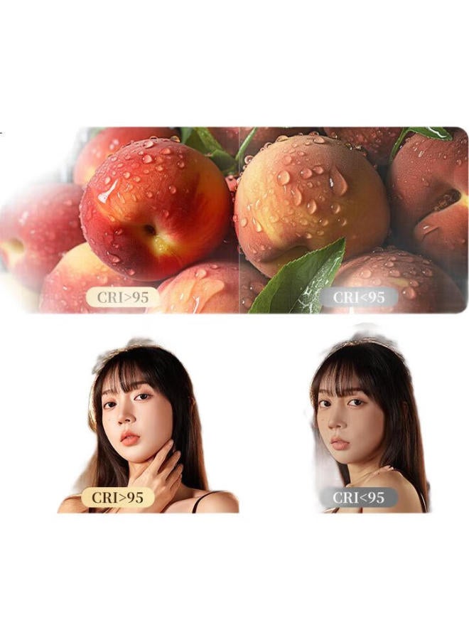 Xiaotian Fill Light Live Light Professional Live Room Special Surface Light Soft Light Anchor Mobile Desktop Beauty Light Fill Light Photography Shooting Full Screen Ring Bracket - Image 1