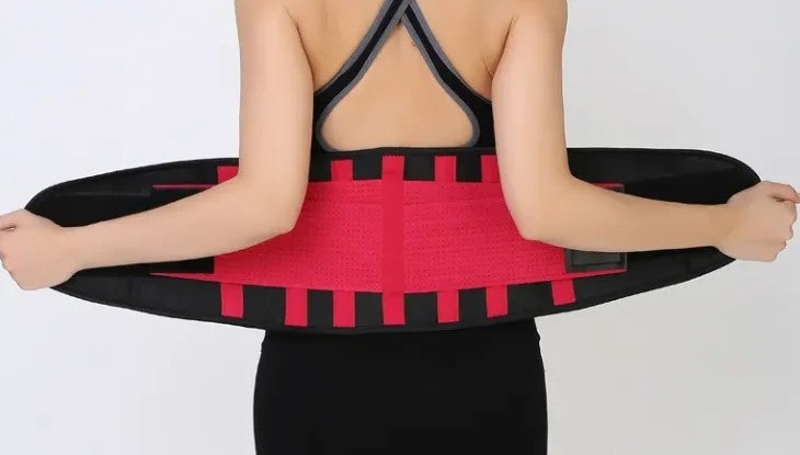 Bluejw Women Men Neoprene Adjustable Waist Trimmer - Sports Workout Fitness Back Lumbar Support Slimming Belt Waist Trainer - Image 1