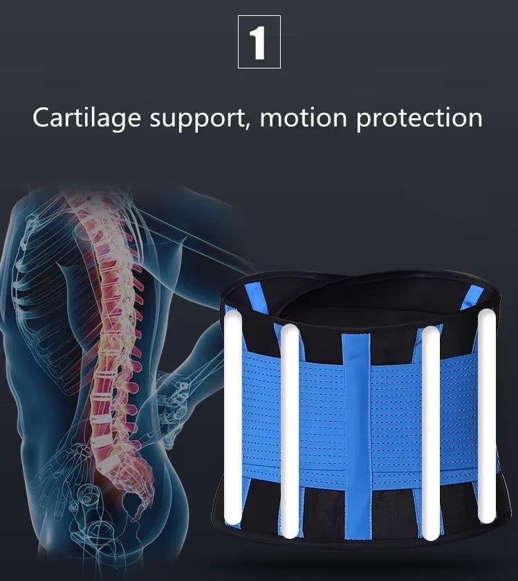Bluejw Women Men Neoprene Adjustable Waist Trimmer - Sports Workout Fitness Back Lumbar Support Slimming Belt Waist Trainer - Image 3