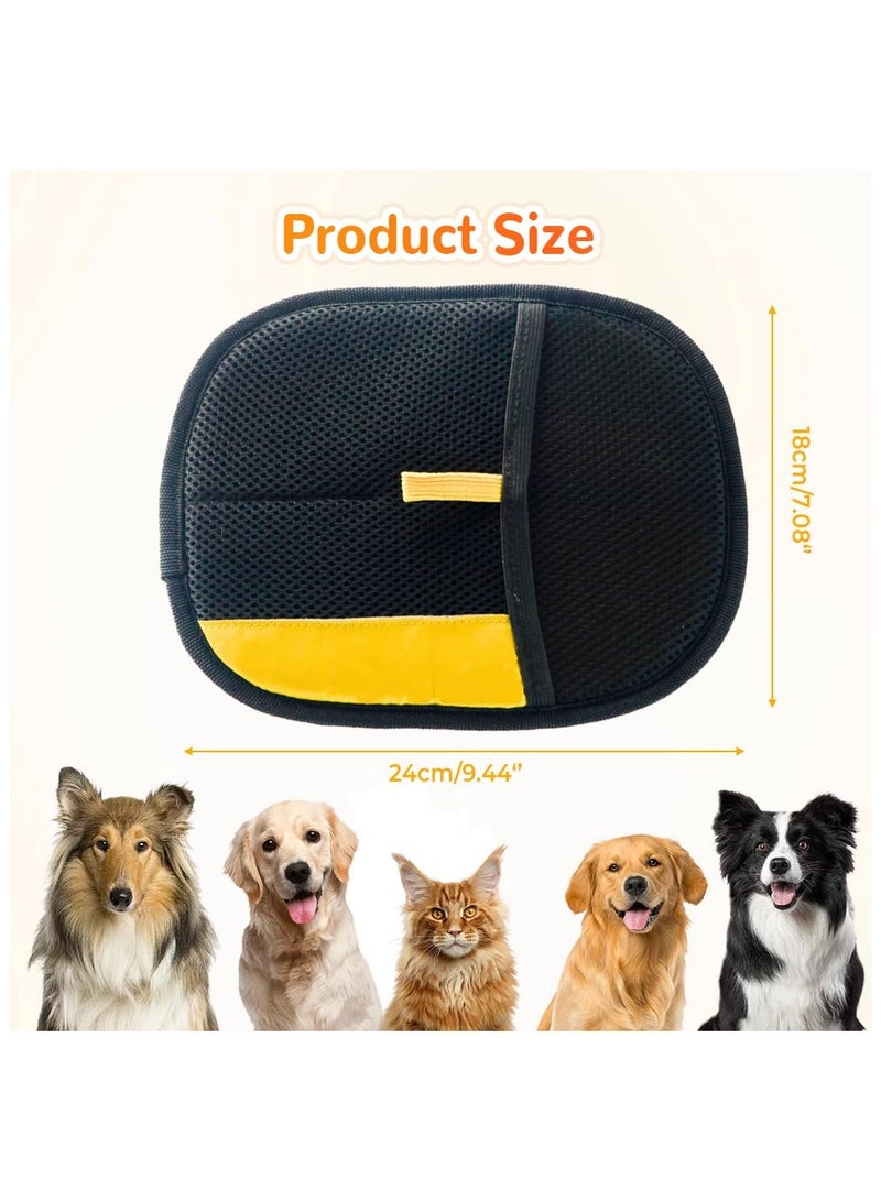 2Pcs Electrostatic Gloves Pet Hair Removal, Pet Hair Remover Glove, Washable Reusable Dogs Cats Hair Gloves for Furniture Bed Sheets Couch Clothes Carpet Car Seat - Image 2