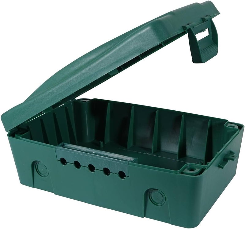 MASTERPLUG IP54 Weatherproof Enclosure Box for Outdoor Electrical Power Connections  Green - Image 4