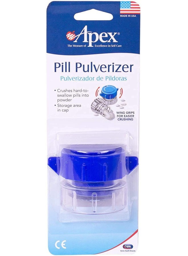 APEX Pill Crusher, Pil Pulverizer and Grinder, Medicine Crusher and Pulverizer for Large, Small Medications, Tablets, & Vitamins, Crushes Multiple Tablets to Fine Powder with Storage Area in Cap - Image 5