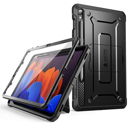SUPCASE for Samsung Galaxy Tab S9 11 inch Case with Stand Unicorn Beetle Pro Builtin Screen Protector S Pen Holder FullBody Heavy Duty Rugged Tablet Cover for Galaxy Tab S9 11 Black - Image 1