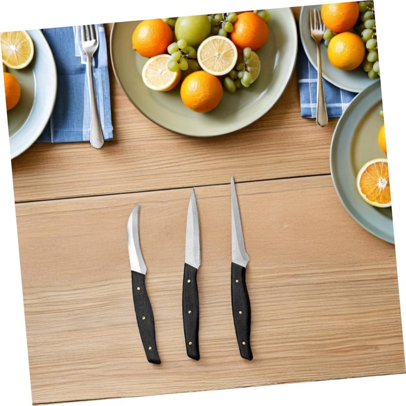 Stainless Steel Fruit Carving Knives Set For Creative Platters Easy Clean Kitchen Tools - Image 5