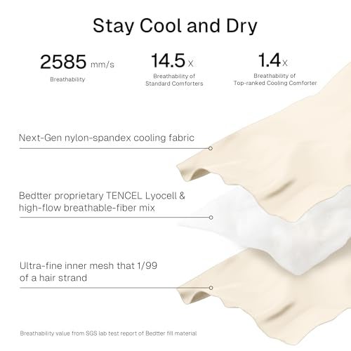 Bedtter Cooling Blanket for Hot Sleepers, Lightweight Breathable Summer Throw with Dual-Sided Cooling, Soft Travel Blanket with Carry Bag, Ideal for Night Sweats, Couch & Sofa, Beige, 50"x60" - Image 4