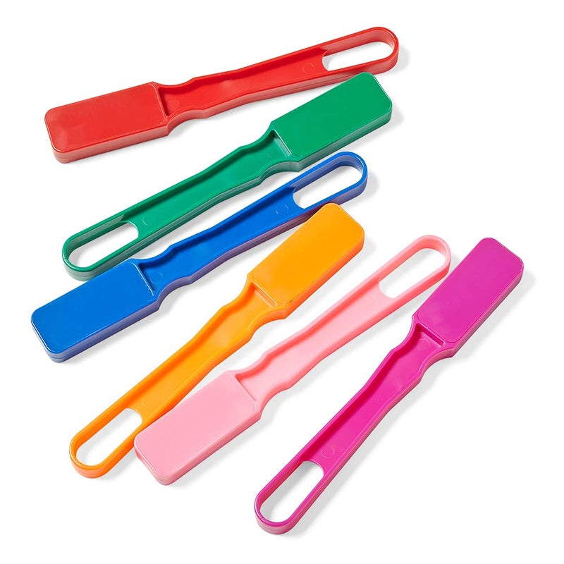 hand2mind hand2mind Rainbow Magnetic Wand Set for Kids for 5-10, 8 Inch with Magnet Bar, Use for Sewing, Science Experiments, Bingo, Fridge, and Magnetic Concepts, Homeschool Supplies (Pack of 6) - Image 3