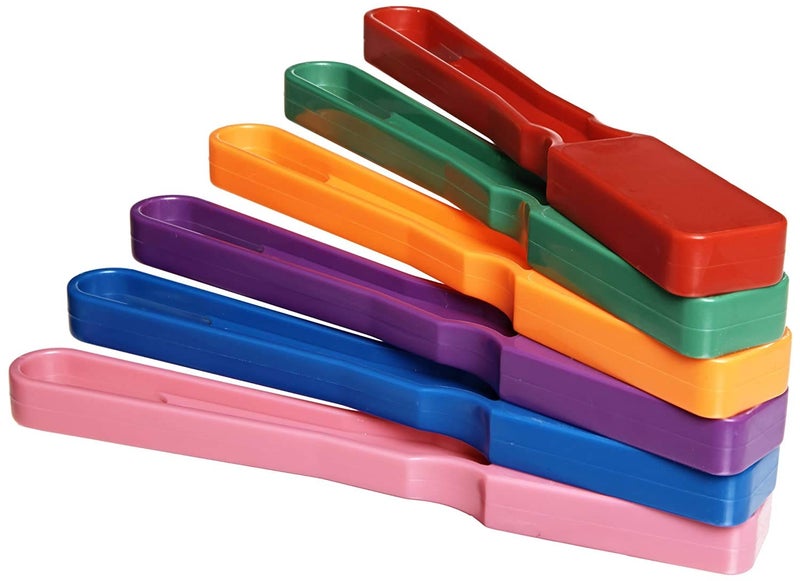hand2mind hand2mind Rainbow Magnetic Wand Set for Kids for 5-10, 8 Inch with Magnet Bar, Use for Sewing, Science Experiments, Bingo, Fridge, and Magnetic Concepts, Homeschool Supplies (Pack of 6) - Image 1