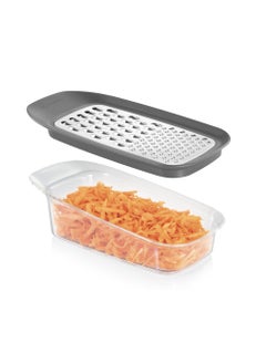 tescoma -428606 Grandchef Grater With Storage Container Combined  Grater Kitchen Tools And Gadgets Cheese Grater With Container Vegetable Grater  - Image 2