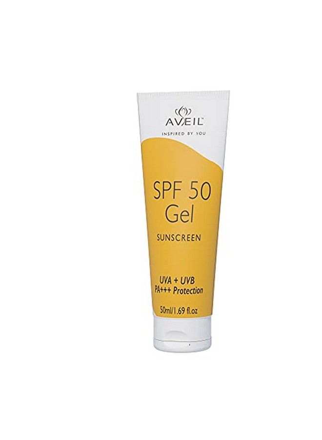 AVEIL Spf 50 Gel Sunscreen ; Nongreasy Nonabsorbent ; Protects From Uv & Infrared Rays ; Rejuvenates & Repairs Skin ; Dermatologically Tested For All Skin Types ; 50 Ml - Image 4