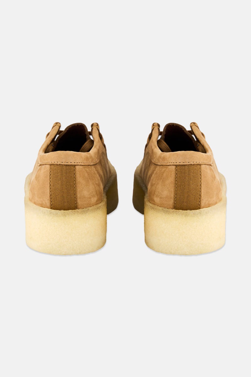 clarks Women Standard Wallabee Cup Lace Up Casual Shoes, Tan - Image 2