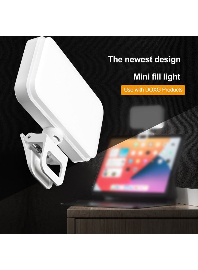 F6 R6 Fill Light Mobile Phone Photography Clamping LED Pocket Light Vlog Video Live Overhead Bracket-Specifications:F6-rgb 【black Model】  - Image 2