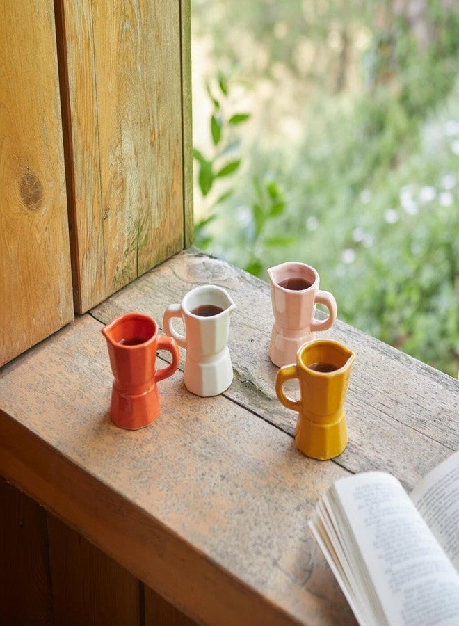 Balvi Coffee Mugs Set, Coffee Cup Set, Moka Design of Traditional Italian Ceramic Coffee Maker - Image 4