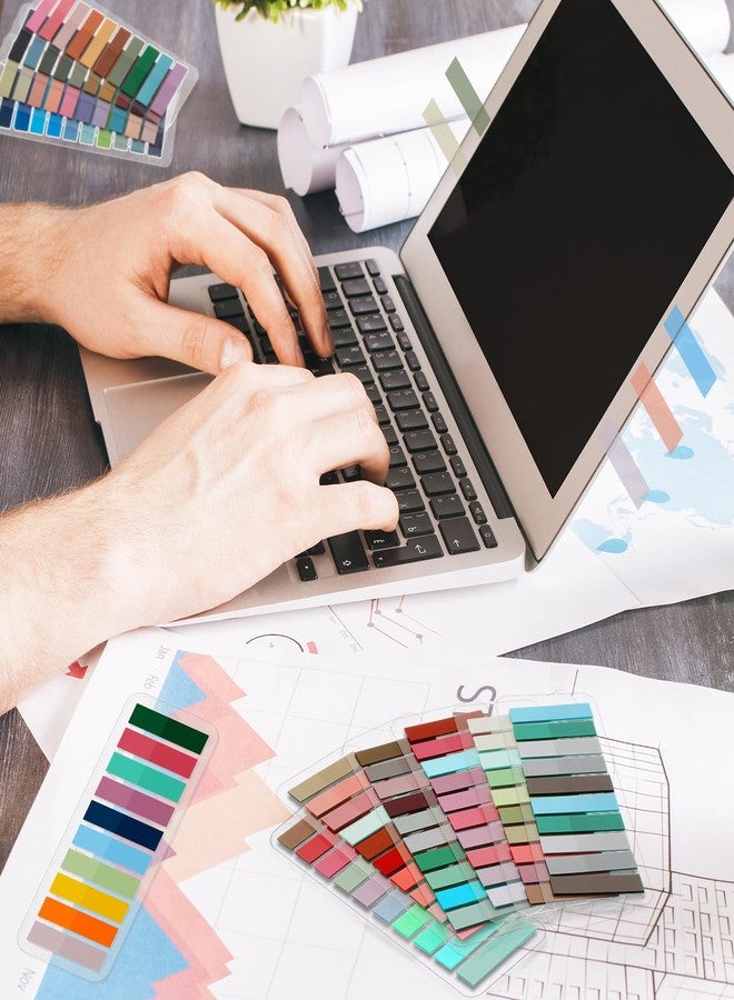 ReliThick 16000Pcs Annotation tabs Sticky Tabs for Books Transparent Sticky Notes 80 Color Writable Page Markers Book Flags Strip for Annotating Reading Supplies Bookish Gift - Image 5