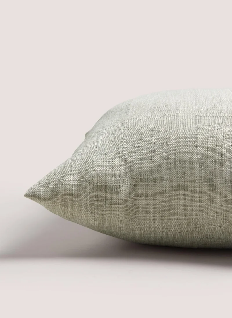 Matalan Green Linen-Look Cushion