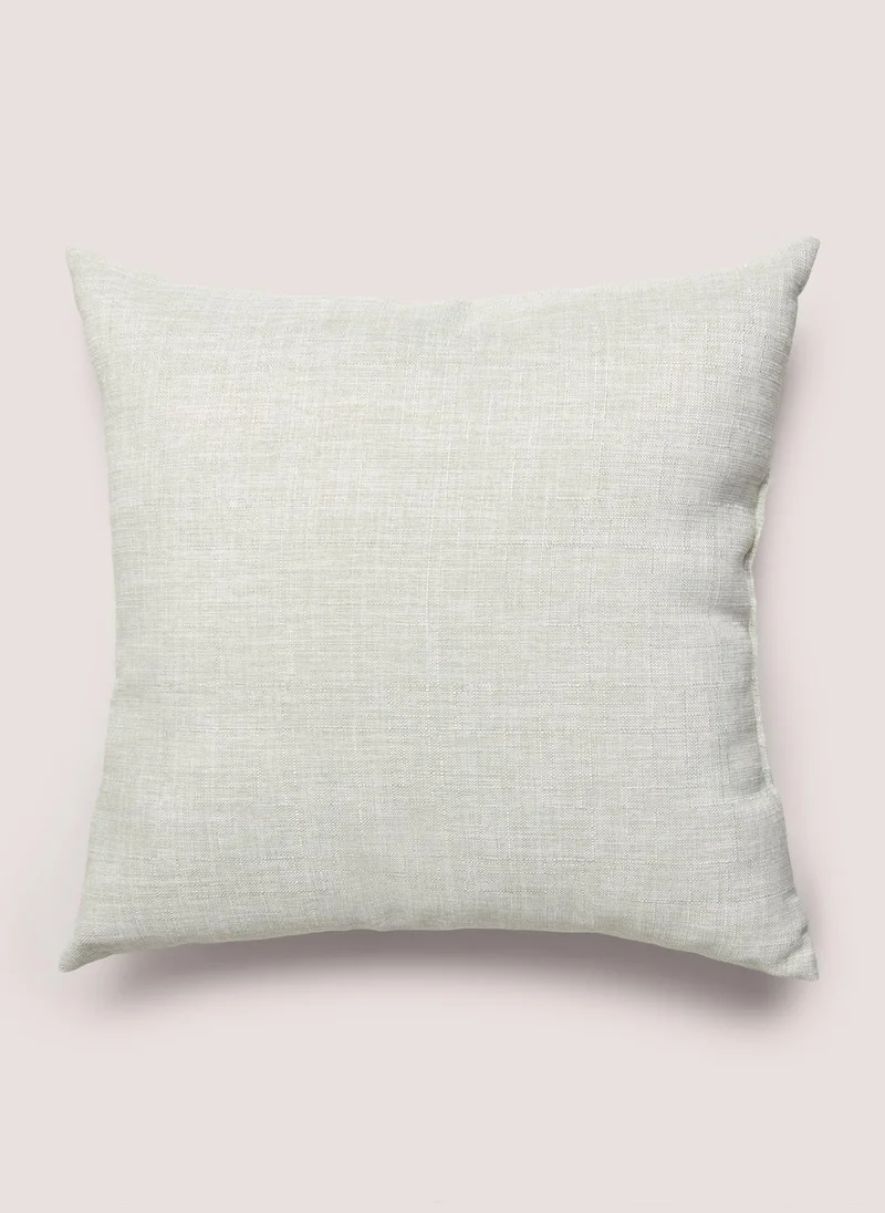 Matalan Green Linen-Look Cushion