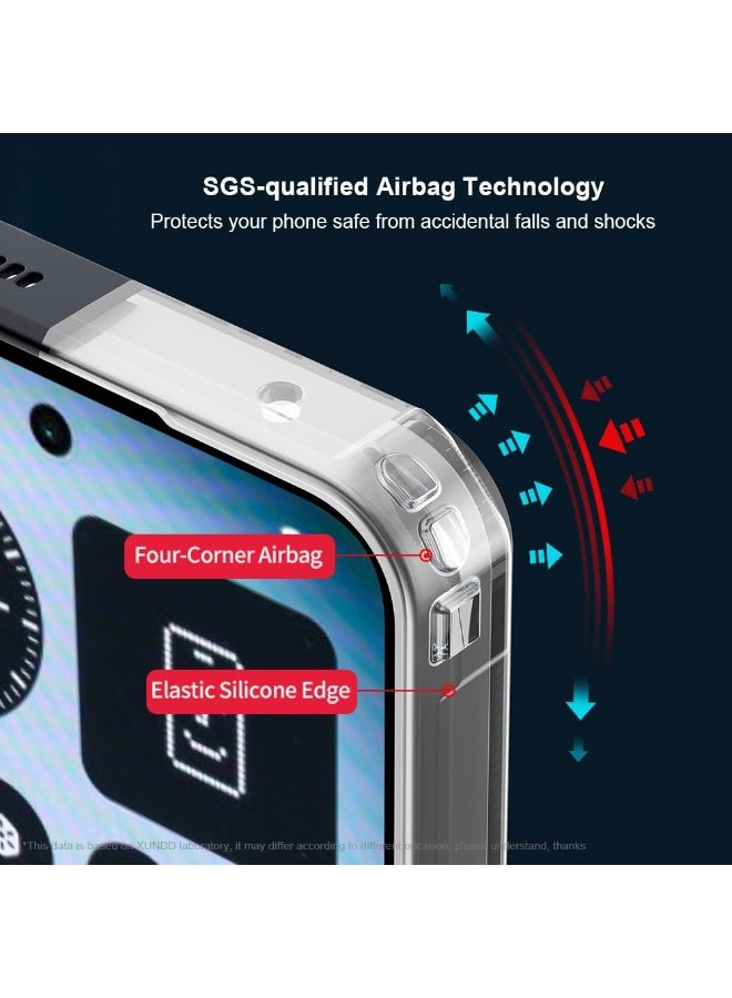 عام غطاء صقيل متوافق مع ناثينج فون (3)، لوح خلفي من PC لين مضاد للصدمات مع إطار TPU، غطاء مقاوم للاهتزازات والسقوط. - Image 4