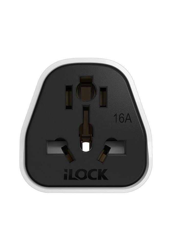 iLOCK Ilock Miko Power Converter from 3 to 2 way socket 16A 250V 3500W  - Image 2