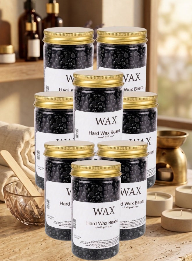 Wax 8 Pieces Hard Wax Beans Black - Image 1