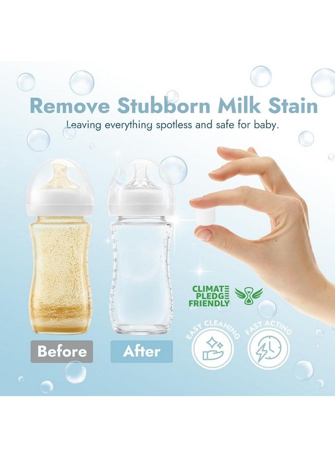 Papablic 60Pcs Official Detergent Soap Tablets for Baby Brezza, GROWNSY, Momcozy Bottle Washer Pro & Portable Bottle Warmer, Compact Travel-Friendly Packs Washing Block - Image 2