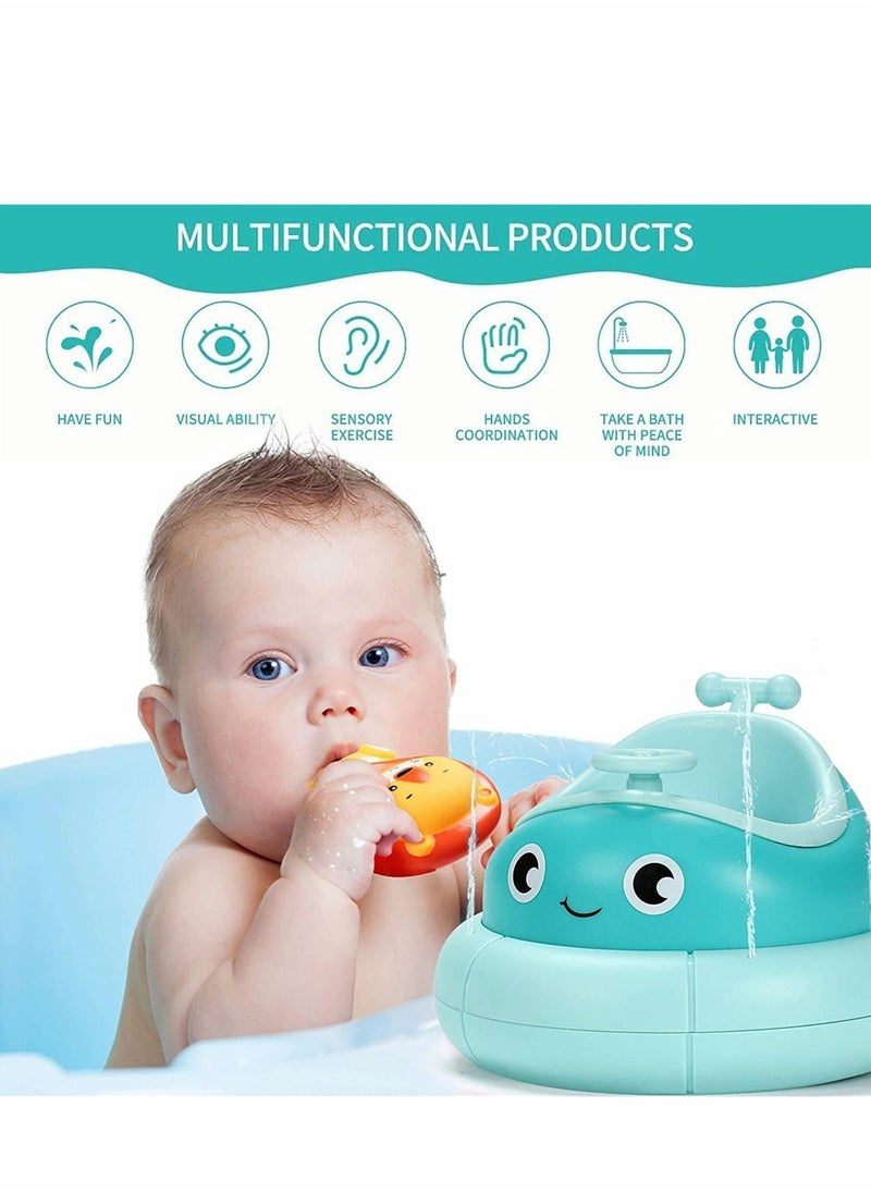 Generic - Baby Bath Toys Kids Automatic Whale Tub Shower Toy Water Spray Bathroom Game  Interactive Fun Bathtime Gifts for 12 18 Months 1 2 Year Olds Toddlers Infants Girls Boys - Image 1
