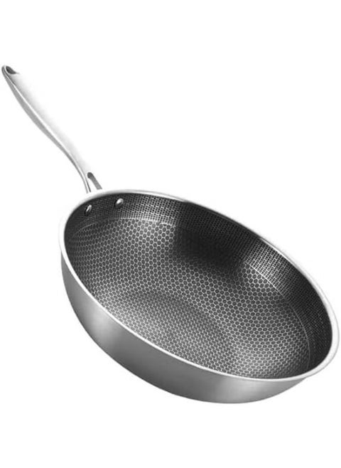 Stir Fry Pan Set: Nonstick Skillet for Induction & Gas – Chef's Choice Cookware with Honeycomb Surface