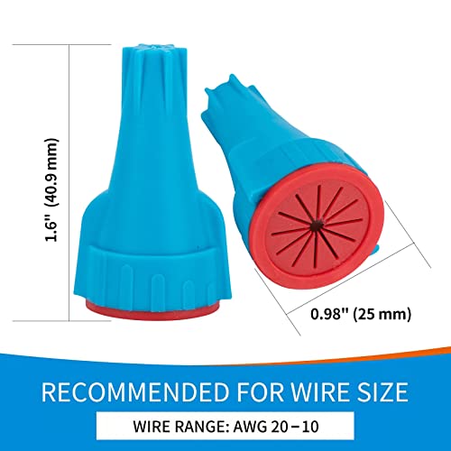 Dicio Waterproof Landscape Wire Connectors for 20-10 AWG 25 PCs UL Listed, Wire Connectors Nuts Best for Outdoor Landscape Lighting - Image 3