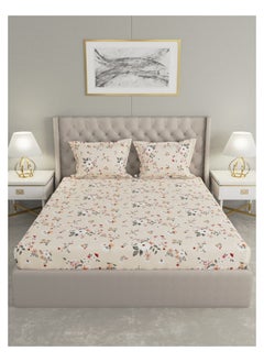 Raymond Raymond Home King Flat Sheet Super Soft 120 TC Pure Cotton (274x274 cm, 46x69 cm) Flat sheet & 2 PillowCases  - Image 2