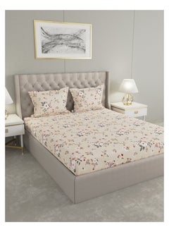 Raymond Raymond Home King Flat Sheet Super Soft 120 TC Pure Cotton (274x274 cm, 46x69 cm) Flat sheet & 2 PillowCases  - Image 1