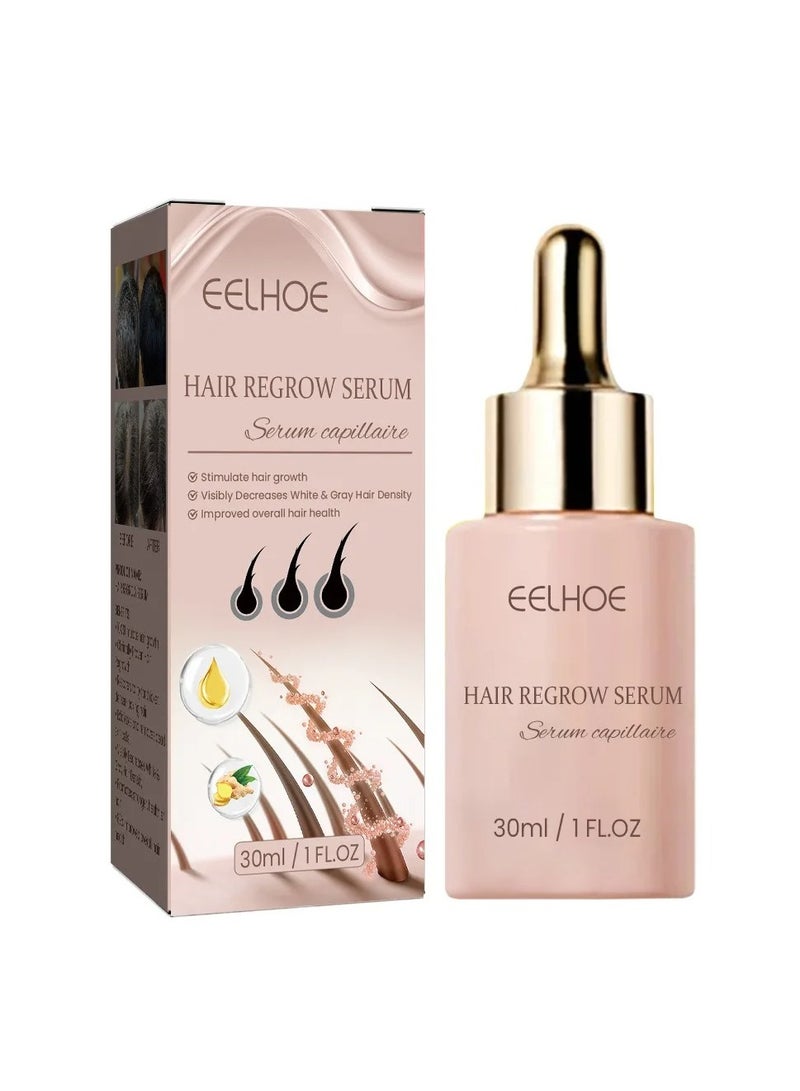 EELHOE Hair Fast Growth Serum, Hair Care Essential Oil For Damaged And Fizzy Hair, Hair Thinning Anti Hair Loss Hair Oil, Safe Dense Hair Essence For Scalp Cure Nourish Prevent Baldness, 30ml - Image 1