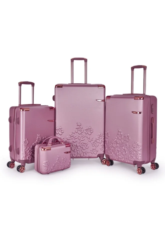 LIMRA A travel bag set consisting of 6 luggage bags Rosegold color, size 32"/28"/24"/20"/15"/12 inches