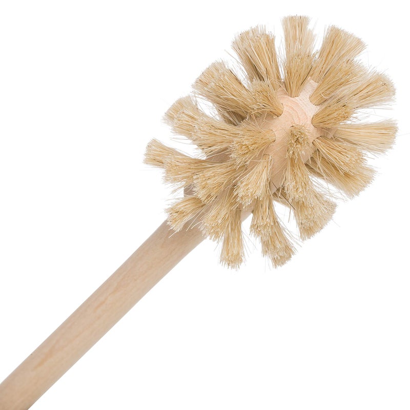 REDECKER Extra Long Bottle Brush Cleaner - Horsehair and Beechwood Handle for Vases, Pitchers, Mugs, and Baby Bottles, 16-1/2 Inch, Dense Natural Bristles - Long Handle Horse Hair Brushes - Image 2