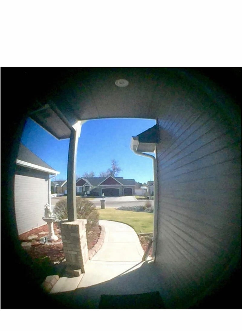 Safety Door Viewer Solid Brass 220° Viewer/Peephole with Heavy Duty Rotating Privacy Cover for 40mm to 65mm Doors Durable Home Office Hotel 2 Pack - Image 3