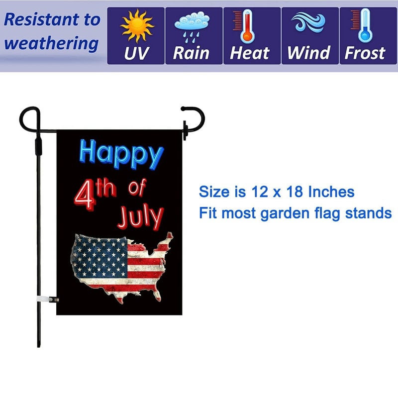 CDLong Seasonal Garden Flag Set of 12 Double Sided 12 x 18 Inch Yard Flag, Small garden flags for outside, Christmas Spring Seasonal Flag for Outdoor Holiday Decorations - Image 2