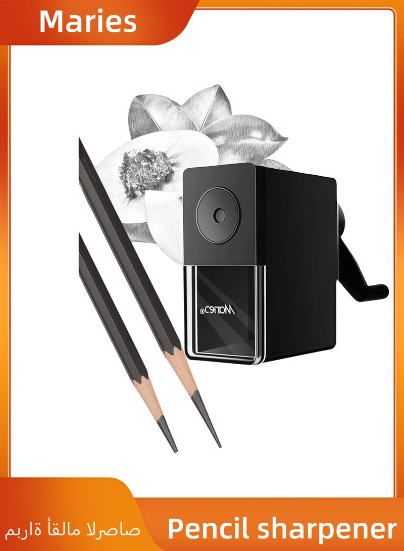 Maries Marie's Professional Pencil Sharpener for Artists - Adjustable 5-Stage Manual Sharpening, Fits 6-8.2mm Nibs, Ideal for Charcoal & Colored Pencils, Sketching and Drawing Essentials, Maries - Image 1