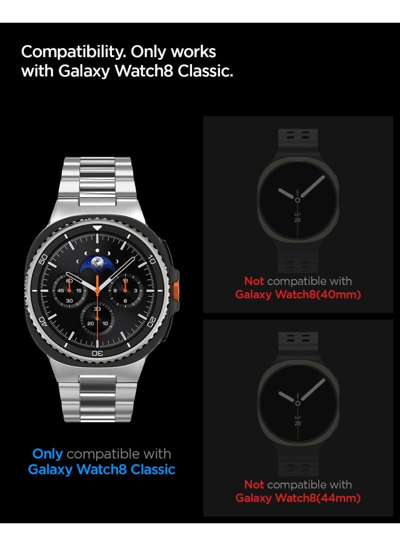 Spigen GLAStR EZ-Fit Samsung Galaxy Watch 8 Classic 46mm Screen Protector [2 PACK] Tempered Glass with Auto Align Install Kit - Image 2