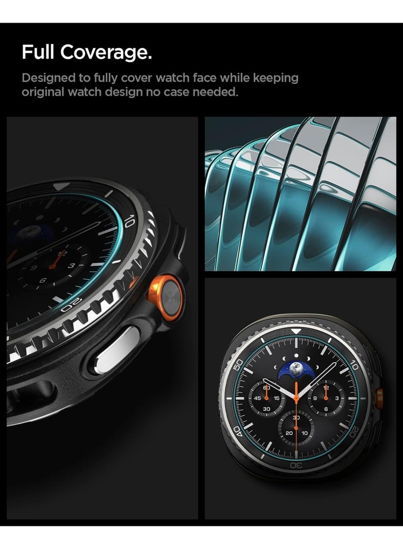 Spigen GLAStR EZ-Fit Samsung Galaxy Watch 8 Classic 46mm Screen Protector [2 PACK] Tempered Glass with Auto Align Install Kit - Image 3