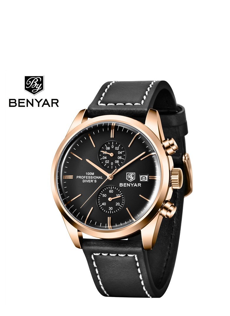 بينيار - ساعة رجال الأعمال BENYAR كوارتز - Image 1