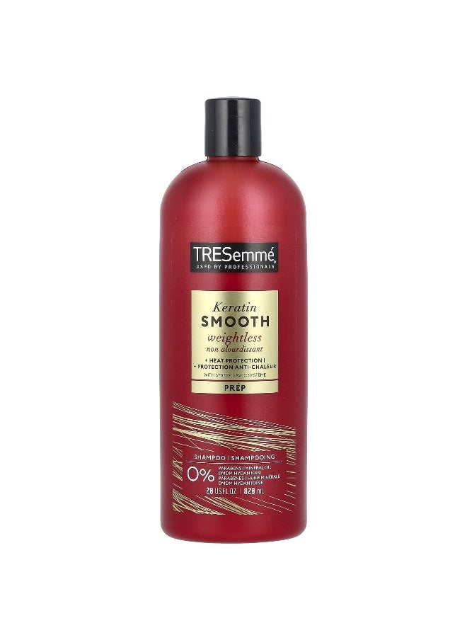 TRESemmé TRESemmé, Keratin Smooth Weightless Shampoo, 28 fl oz (828 ml)  - Image 1